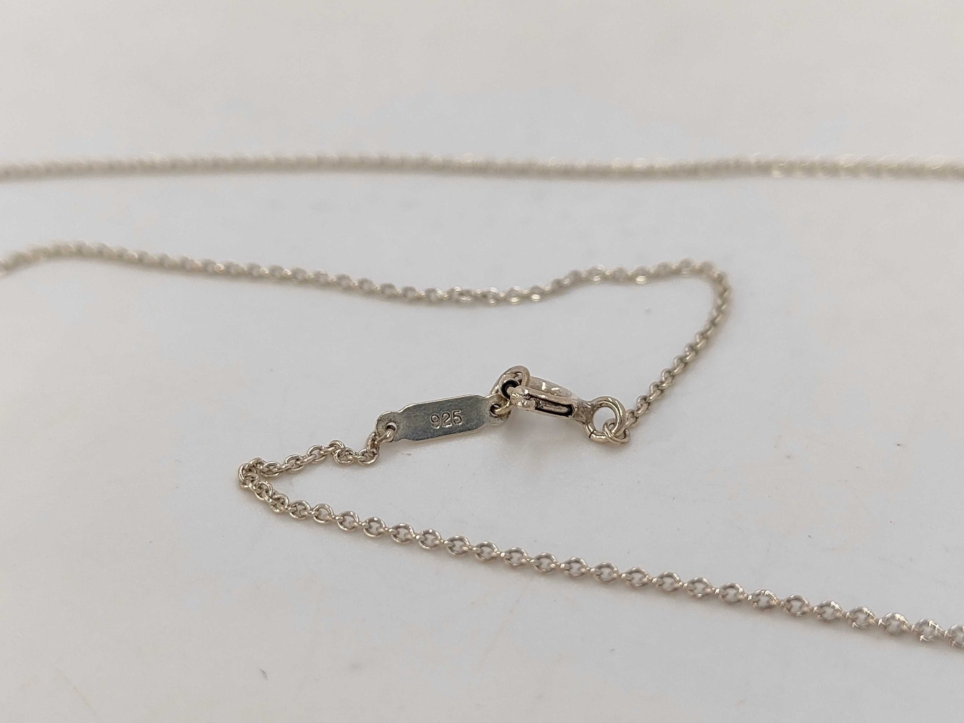 Tiffany & Co. SV925 Folded Heart Necklace Silver Necklace