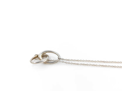 Tiffany & Co. SV925 Double Loop Necklace Silver Necklace