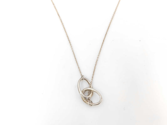 Tiffany & Co. SV925 Double Loop Necklace Silver Necklace