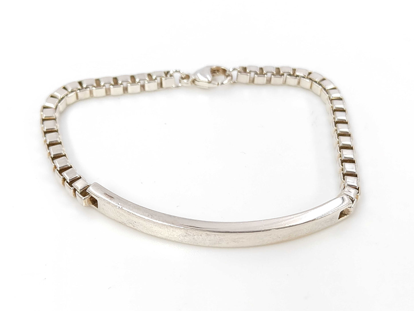 Tiffany & Co. AG925 Venetian Bracelet, Silver, with Box and Dust Bag