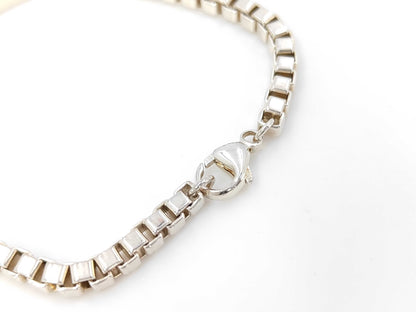 Tiffany & Co. AG925 Venetian Bracelet, Silver, with Box and Dust Bag