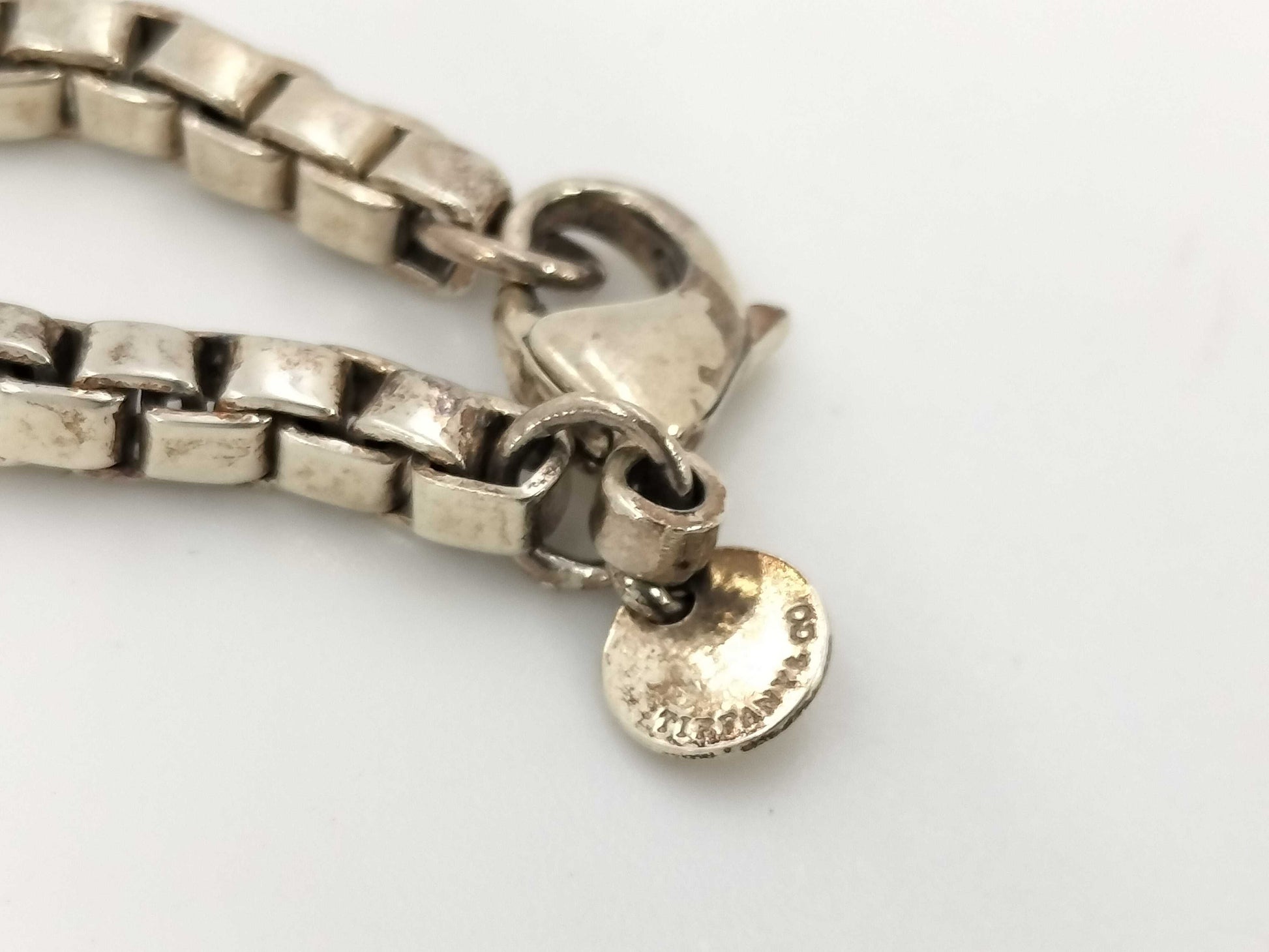 Tiffany & Co. SV925 Venetian Bracelet, Silver, with Dust Bag