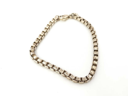 Tiffany & Co. SV925 Venetian Bracelet, Silver, with Dust Bag