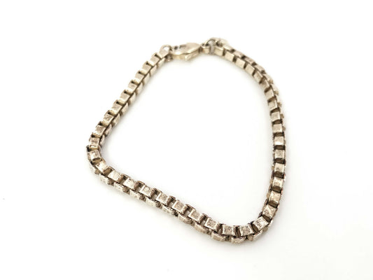 Tiffany & Co. SV925 Venetian Bracelet, Silver, with Dust Bag