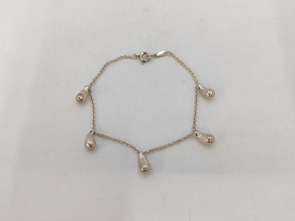 Tiffany & Co. SV925 Teardrop Bracelet, Silver, with Box and Dust Bag