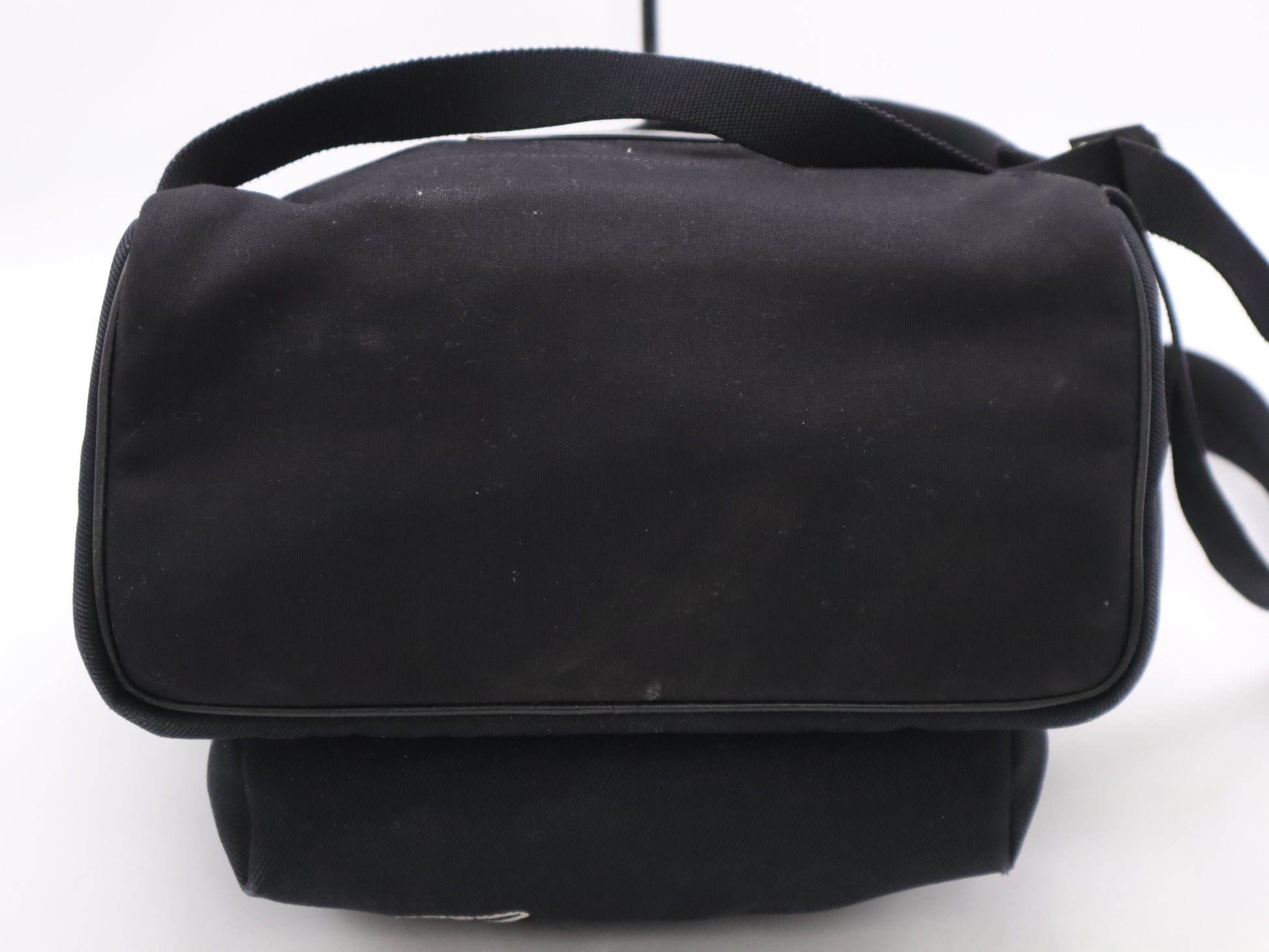 SAINT LAURENT Canvas Logo Backpack Black Rucksack