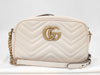 GUCCI 447632-520981 GG Marmont White Shoulder Bag with Dust Bag D040193224