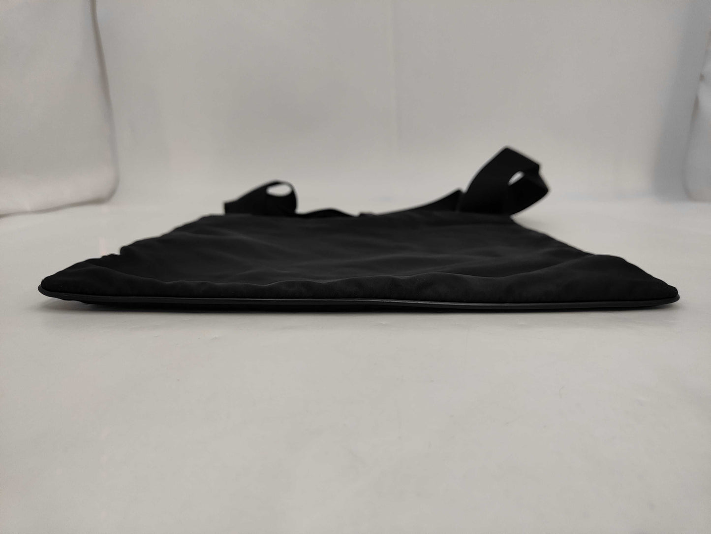 PRADA Nylon Triangle Logo Plate Shoulder Bag