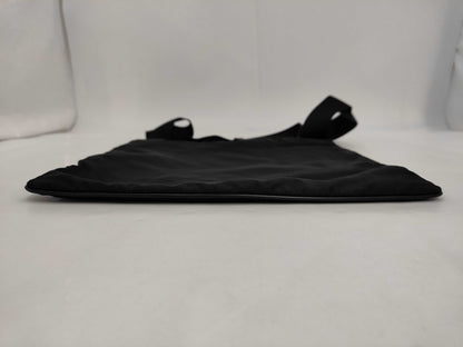 PRADA Nylon Triangle Logo Plate Shoulder Bag