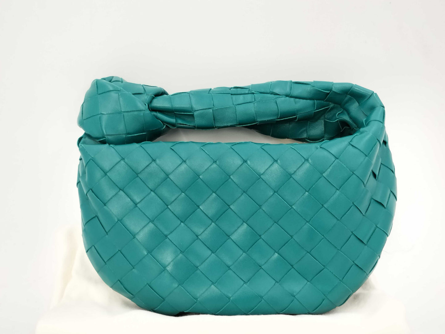 BOTTEGA VENETA B09587948S Lamb Leather/Calf Leather Mini The Jodie Handbag with Dust Bag