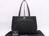 CHANEL Caviar Skin Cocomark Matrasse Business Affinity Tote Bag Black GD Fittings with Storage Bag Card Seal 23427878 Tote Bag