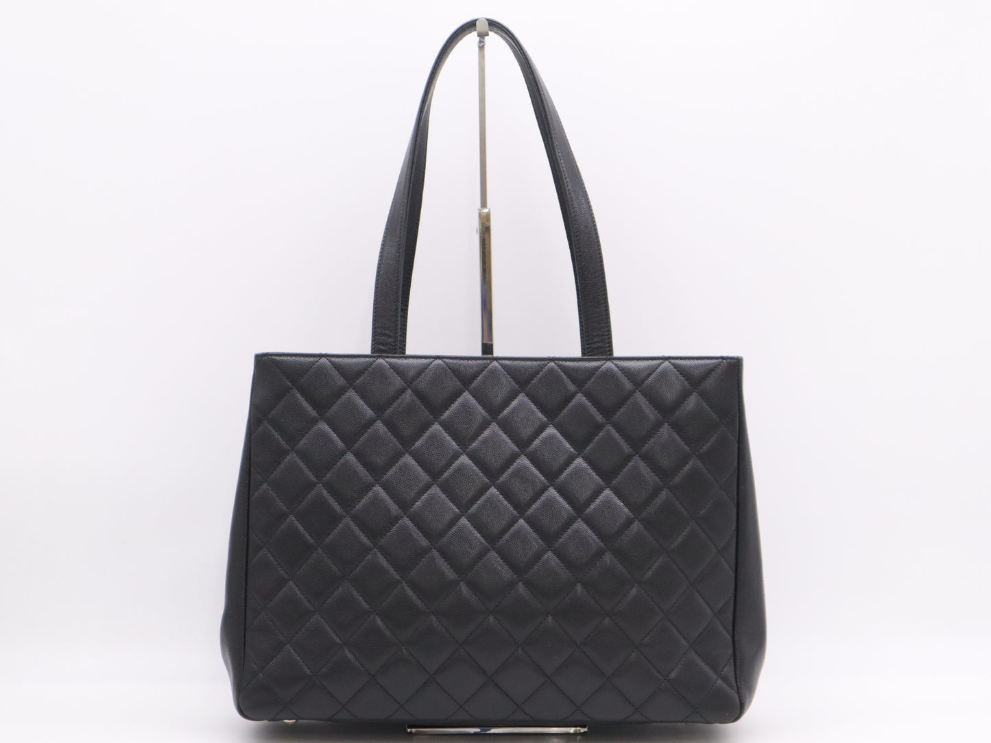 CHANEL Caviar Skin Cocomark Matrasse Business Affinity Tote Bag Black GD Fittings with Storage Bag Card Seal 23427878 Tote Bag