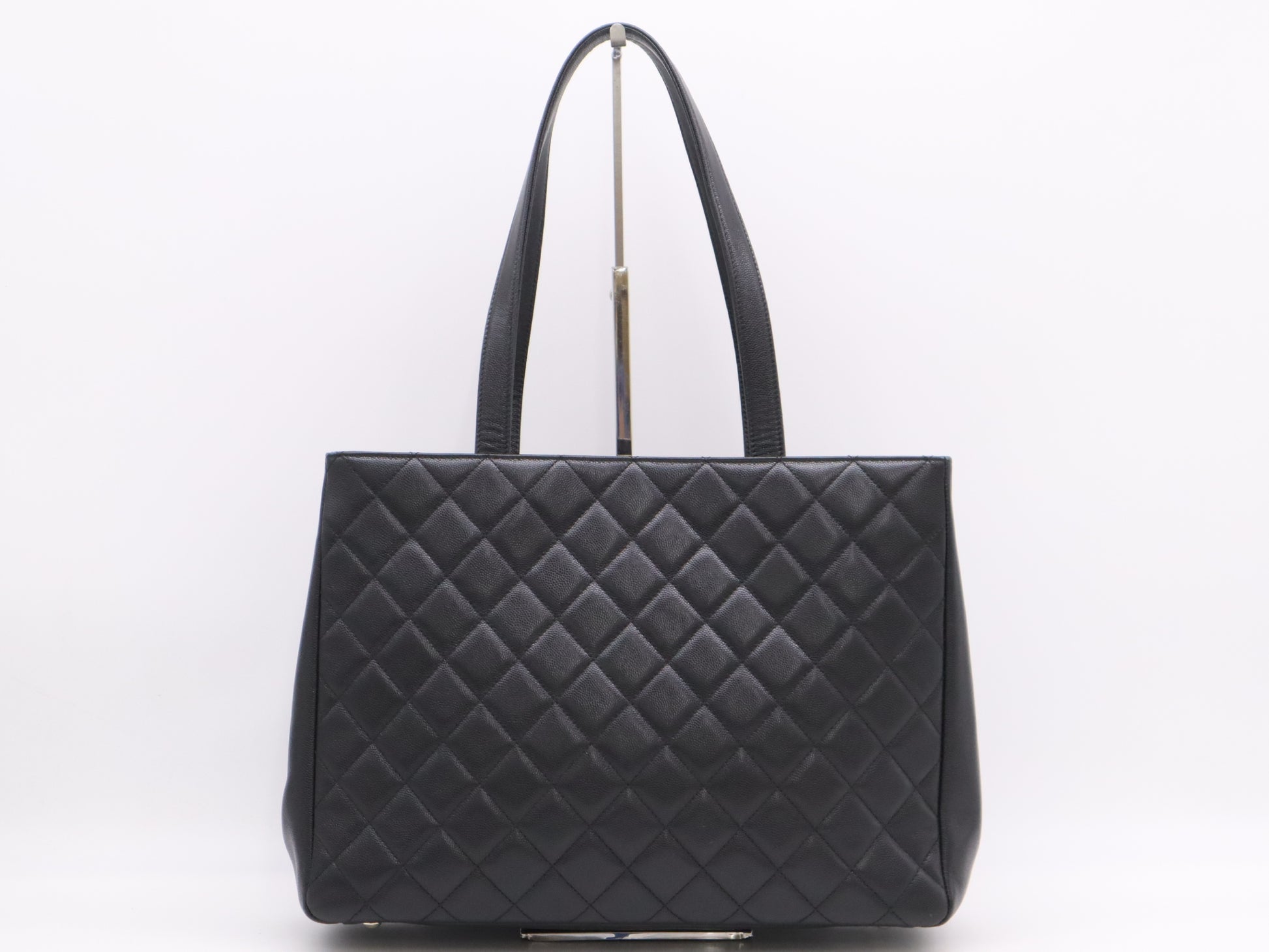 CHANEL Caviar Skin Cocomark Matrasse Business Affinity Tote Bag Black GD Fittings with Storage Bag Card Seal 23427878 Tote Bag