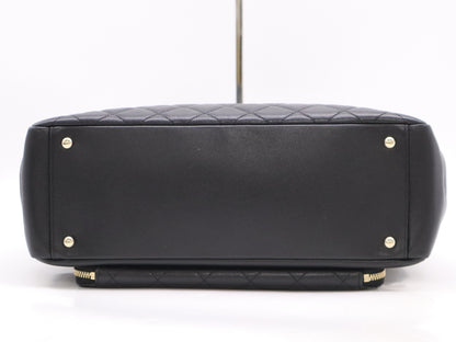 CHANEL Caviar Skin Cocomark Matrasse Business Affinity Tote Bag Black GD Fittings with Storage Bag Card Seal 23427878 Tote Bag