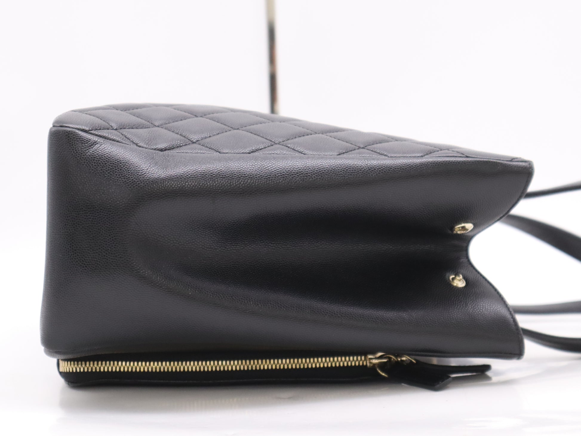 CHANEL Caviar Skin Cocomark Matrasse Business Affinity Tote Bag Black GD Fittings with Storage Bag Card Seal 23427878 Tote Bag