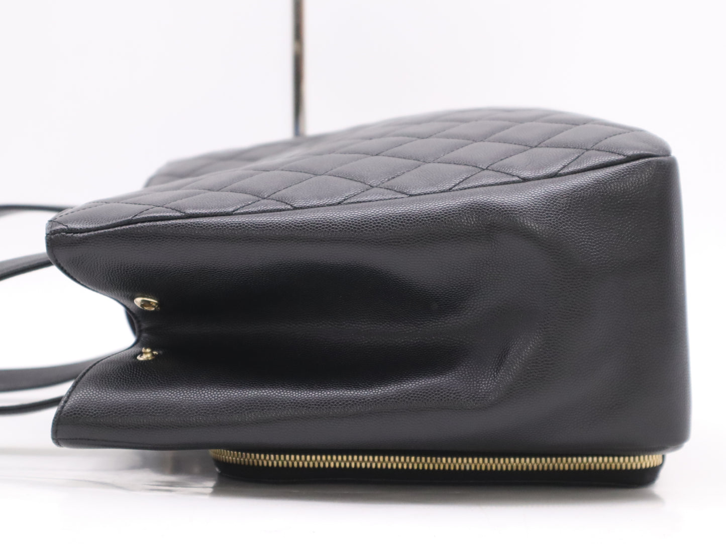 CHANEL Caviar Skin Cocomark Matrasse Business Affinity Tote Bag Black GD Fittings with Storage Bag Card Seal 23427878 Tote Bag