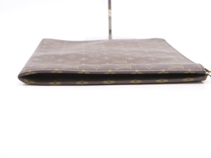 LOUIS VUITTON M53456 Monogram Poche Document Old Model Clutch Bag