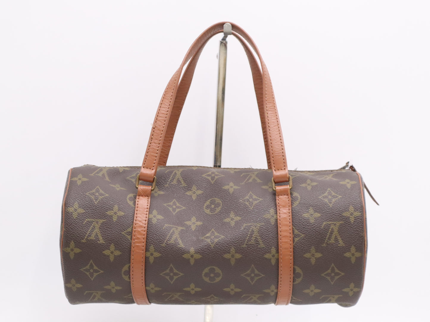 LOUIS VUITTON M51365 Monogram Papillon 30 Old Model Handbag with Pouch