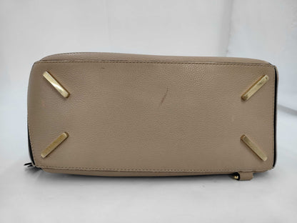 LOEWE Leather Puzzle Bag, Medium, 2-Way Bag, Beige, with Strap and Dust Bag