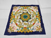 HERMES Silk Carré 90 LUNA PARK Amusement Park Blue Multicolor Scarf