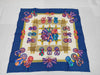 HERMES Silk Carré 90 LES RUBANS DU CHEVAL Horse Ribbon Blue Multicolor Scarf