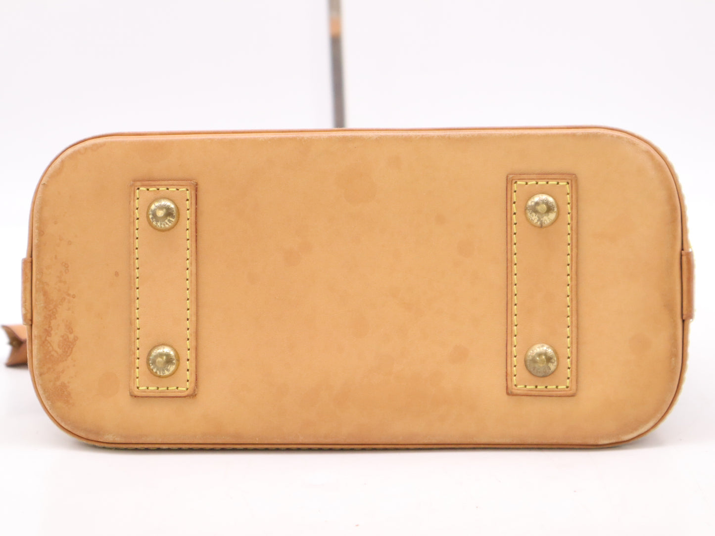 LOUIS VUITTON M53152 Monogram Alma BB Handbag with Shoulder Strap, Padlock, Two Keys, and Clochet, RFID Verified