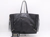 BALENCIAGA Leather The Paper Tote Bag Black with Mirror Tote Bag