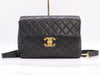 CHANEL Lambskin Matelasse Deca Coco Backpack in Black with GD Hardware and Unclear Seal
