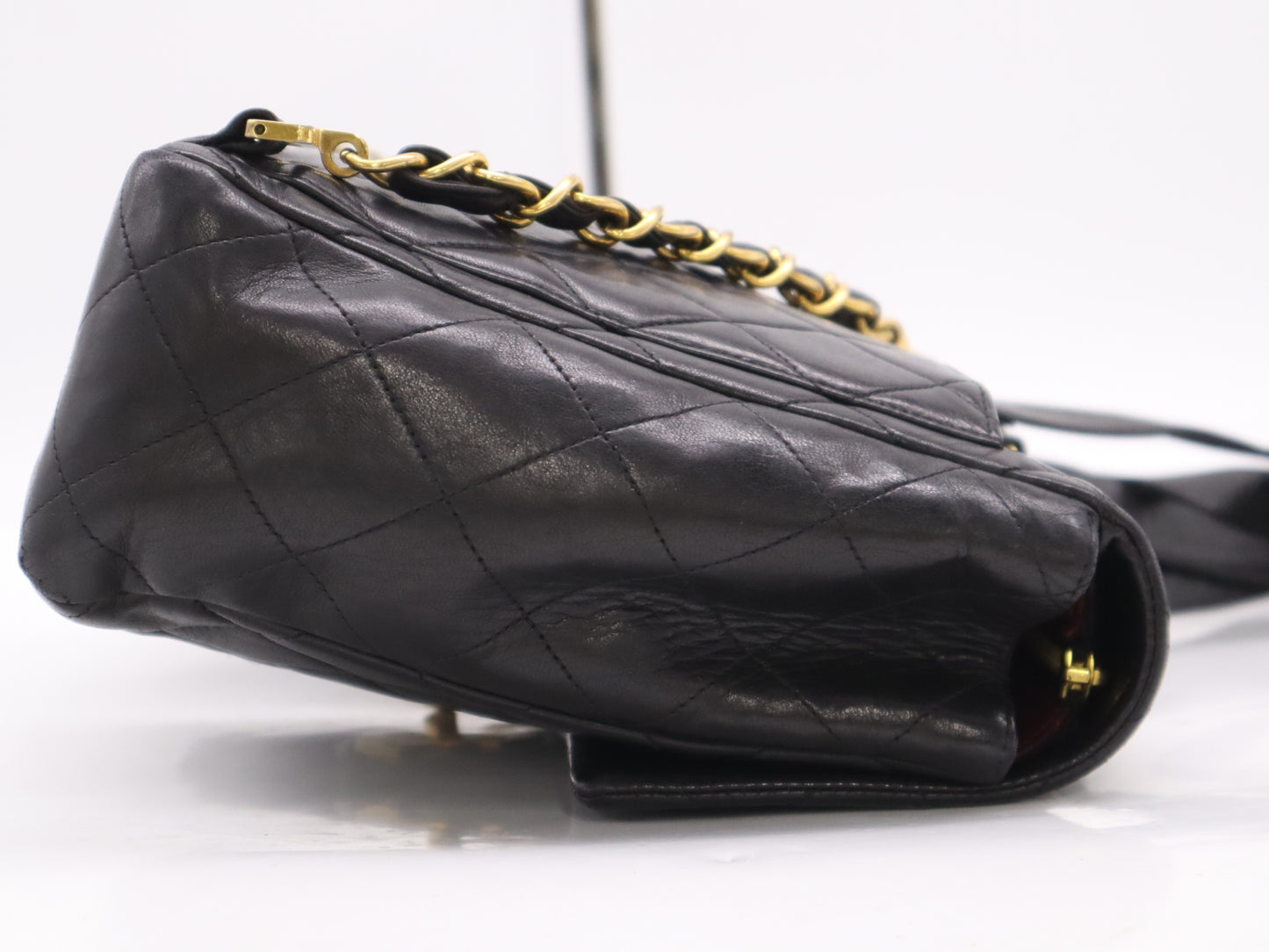 CHANEL Lambskin Matelasse Deca Coco Backpack in Black with GD Hardware and Unclear Seal