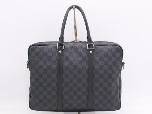 LOUIS VUITTON N41478 Graffit Porte Documan Voiage PDV PM Business Bag