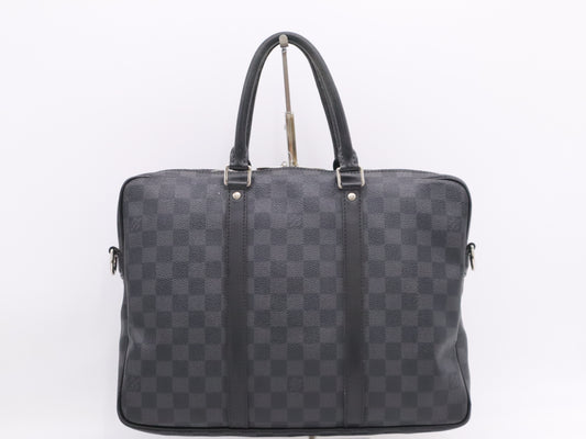 LOUIS VUITTON N41478 Graffit Porte Documan Voiage PDV PM Business Bag