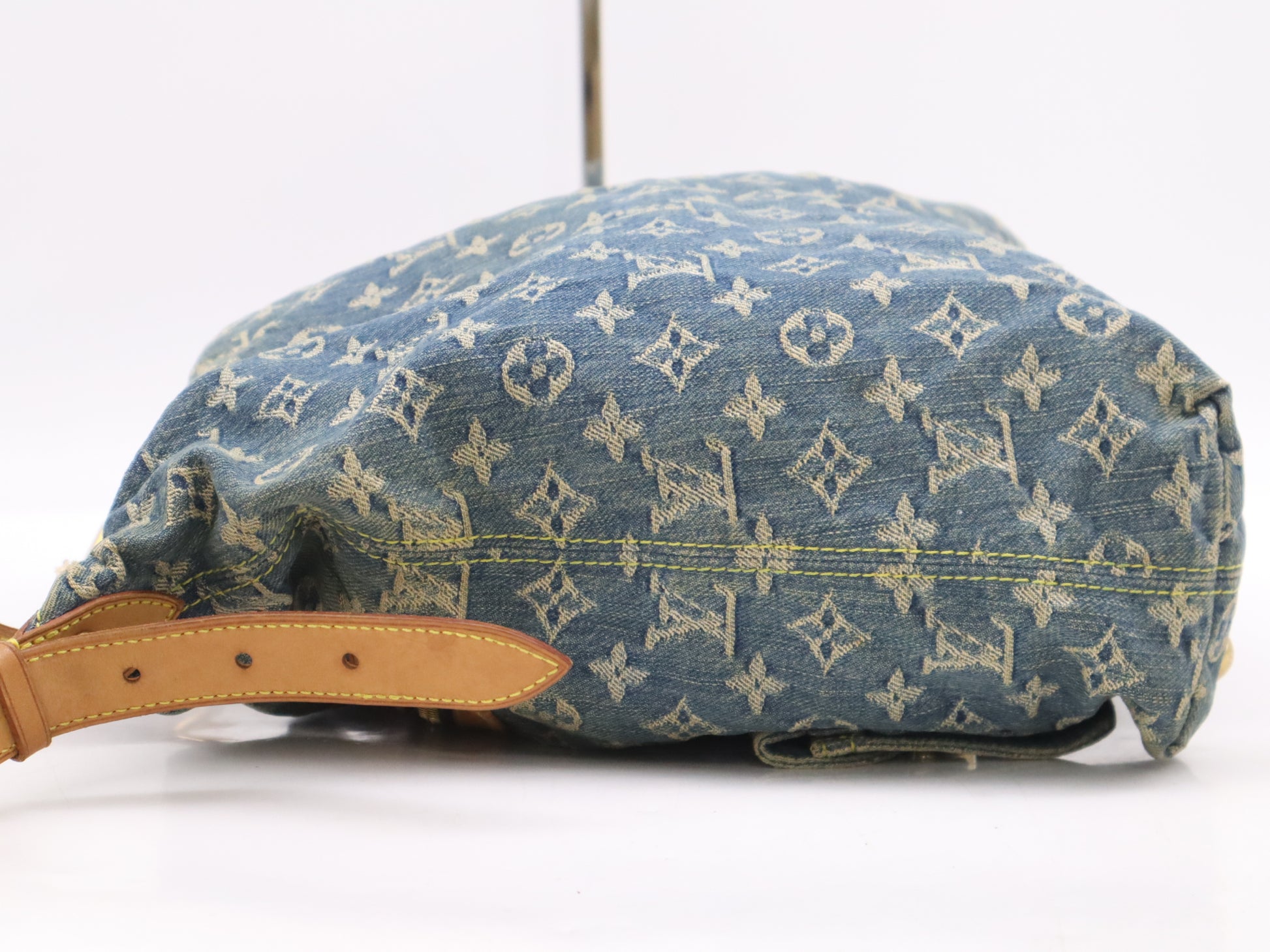 LOUIS VUITTON M95048 Denim Buggy GM Blue Shoulder Bag