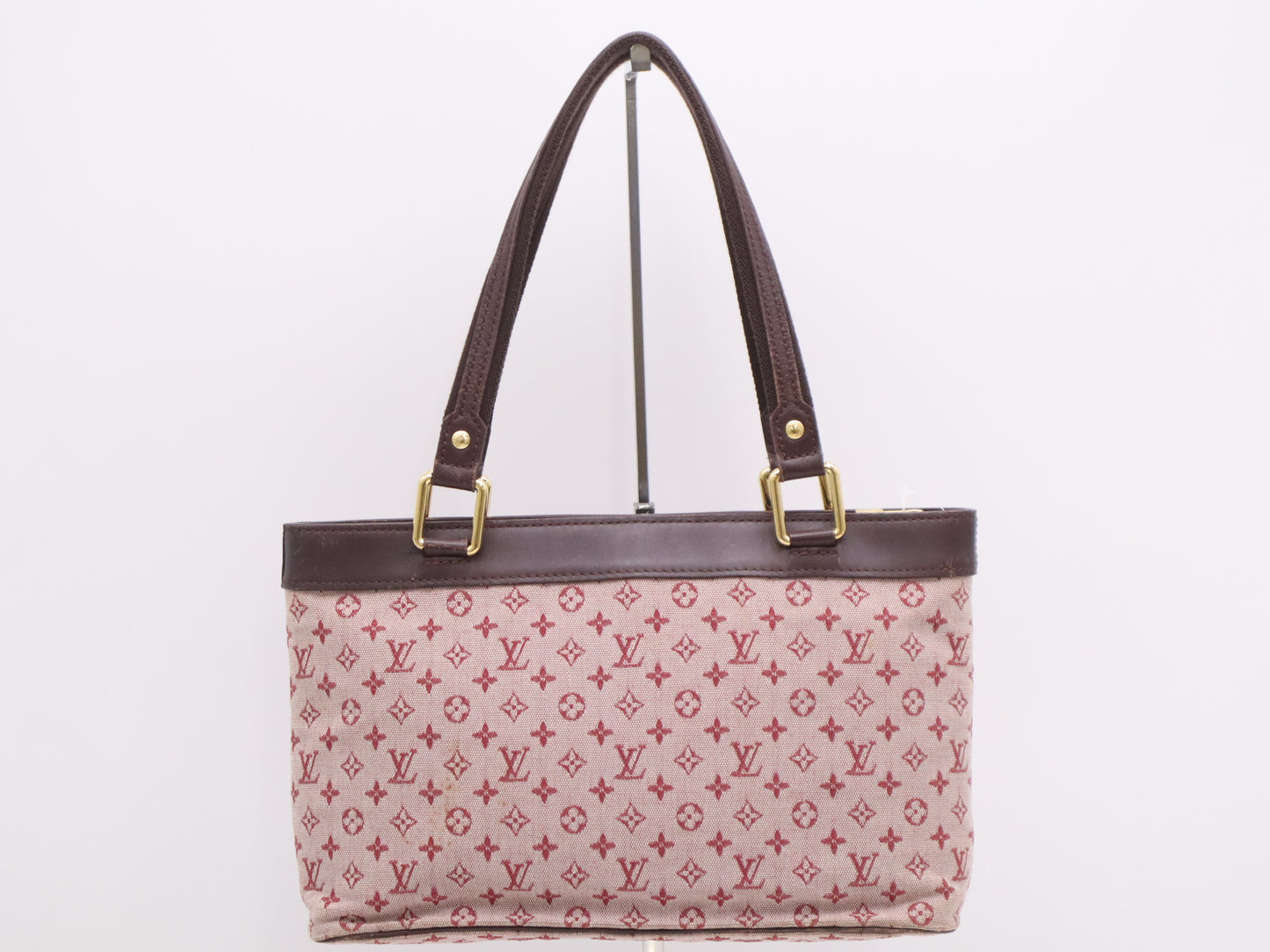 LOUIS VUITTON M92678 Monogram Mini Lucille PM Cerise Handbag