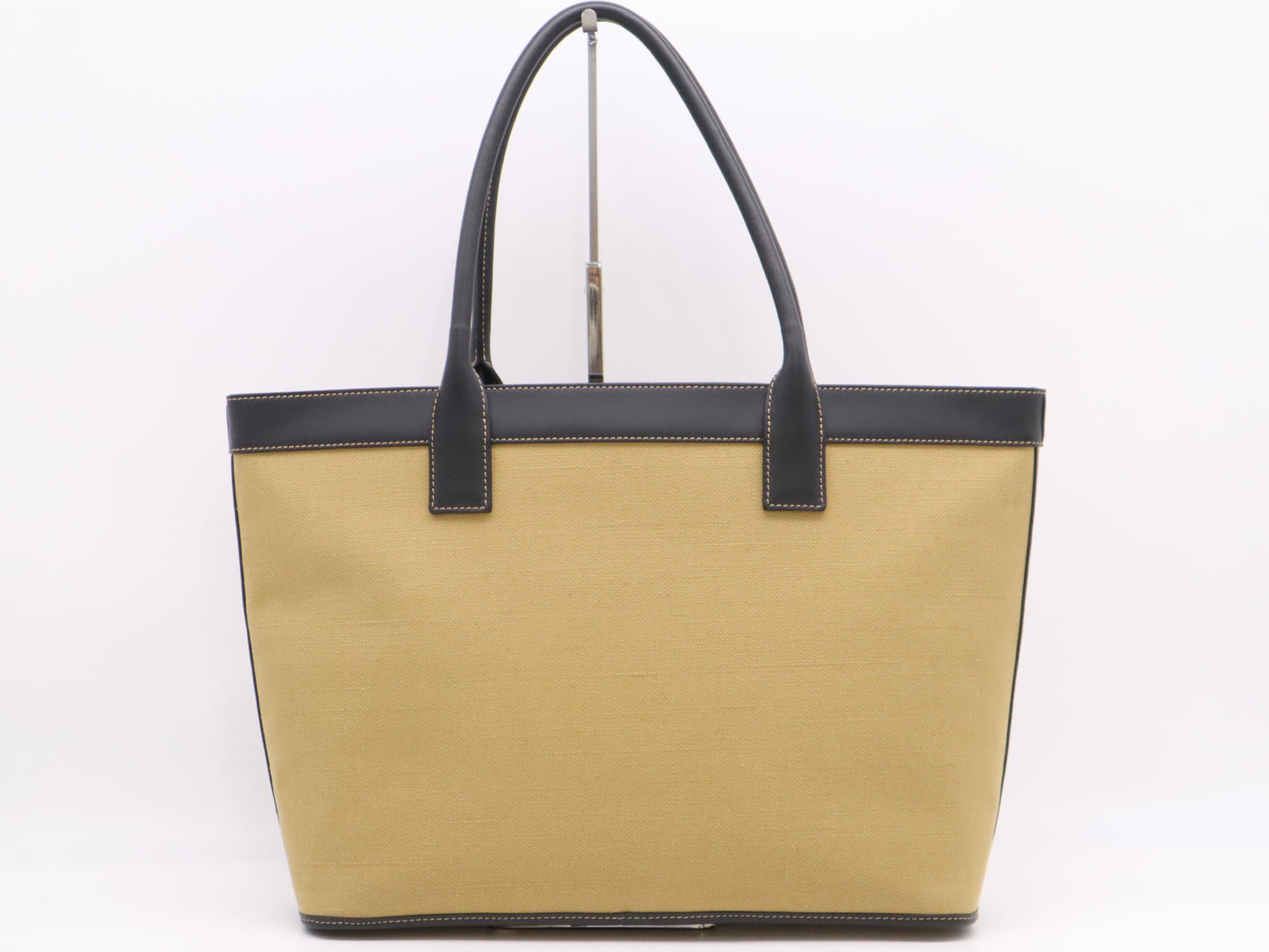 Berluti Canvas/Leather Forever Lodge Yellow/Black Tote Bag