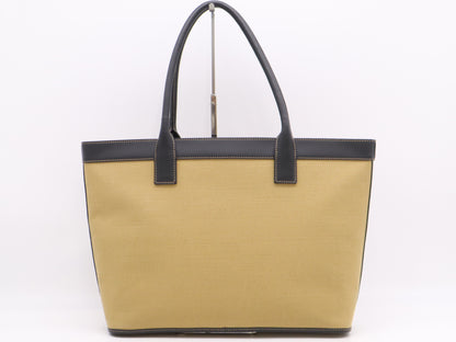 Berluti Canvas/Leather Forever Lodge Yellow/Black Tote Bag