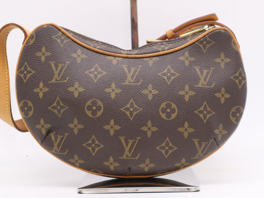 LOUIS VUITTON M51510 Monogram Pochette Croissant Handbag with Dust Bag