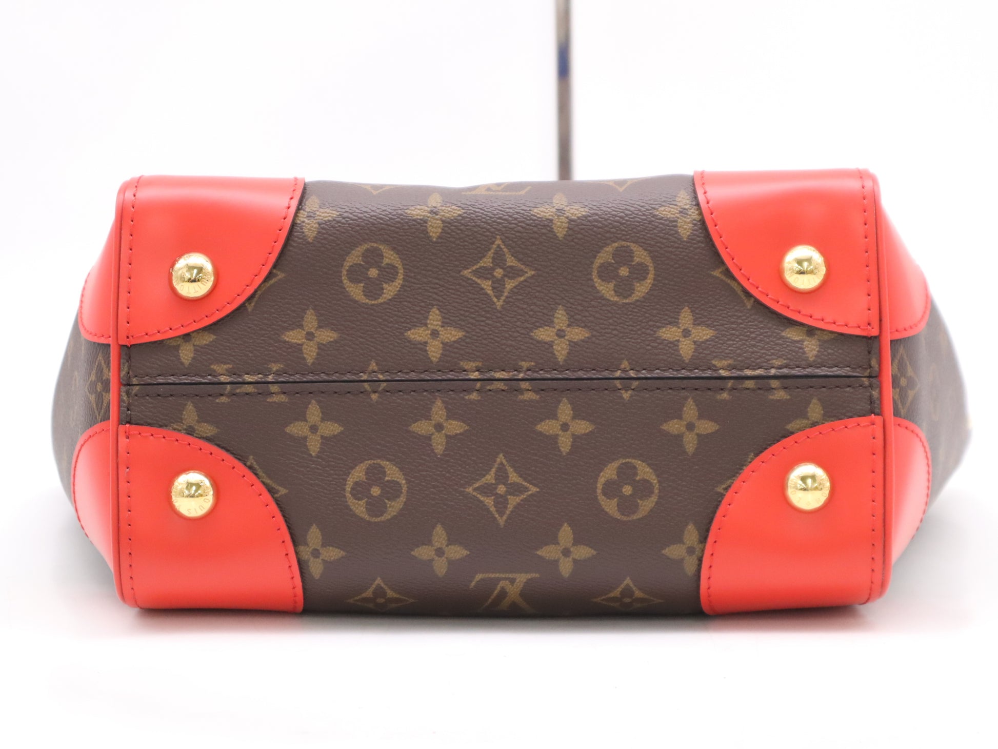 LOUIS VUITTON M41537 Monogram Phoenix PM Coquelicot Handbag