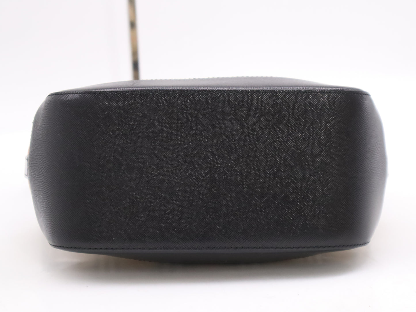 BURBERRY Canvas x Leather Nova Check One Shoulder Bag Brown Black Shoulder Bag with Charm