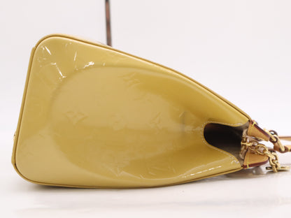 LOUIS VUITTON M90108 Monogram Vernis Blair MM Citrine Handbag