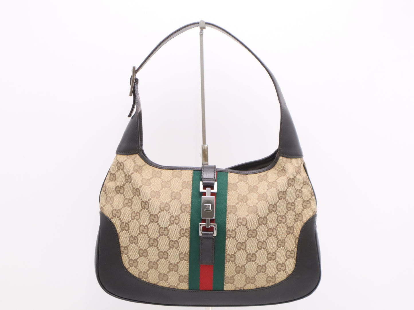 GUCCI 001/3306GG Canvas Sherry Line Jackie Shoulder Bag Shoulder Bag