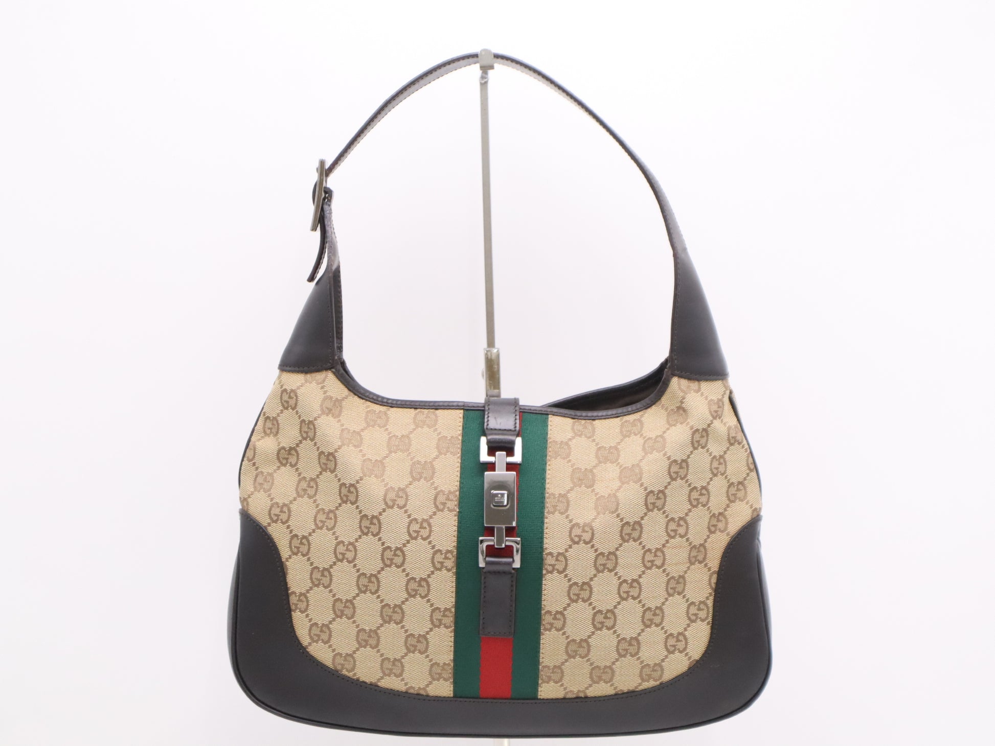 GUCCI 001/3306GG Canvas Sherry Line Jackie Shoulder Bag Shoulder Bag
