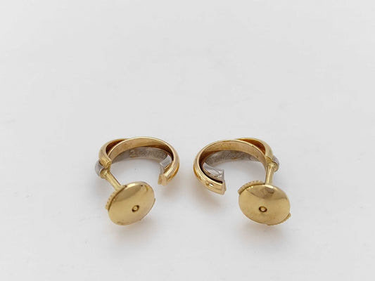 Cartier Trinity Three Collar 750 4.3g Earrings 
