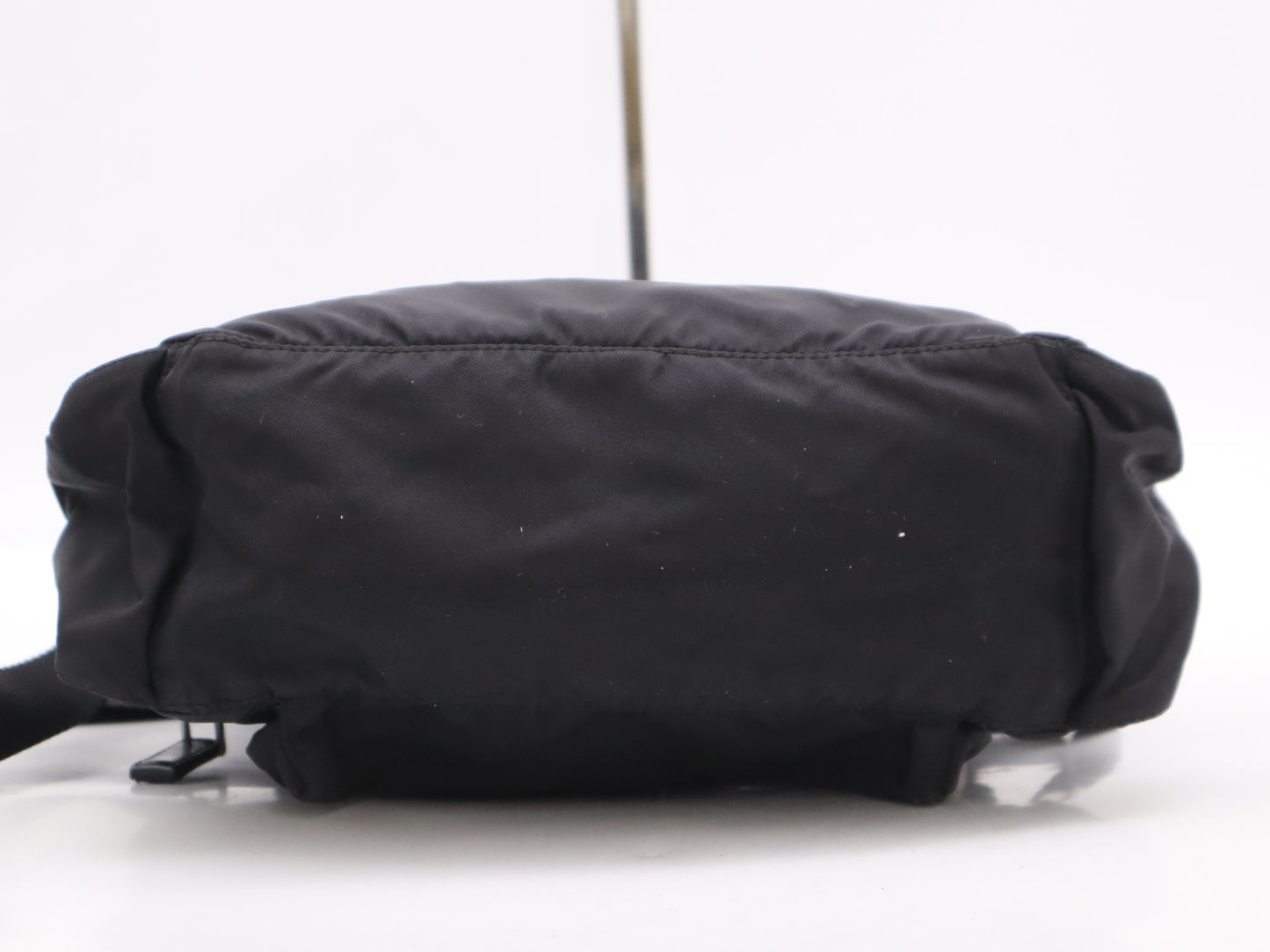 PRADA Nylon Triangle Logo Shoulder Bag Black SV Hardware Shoulder Bag