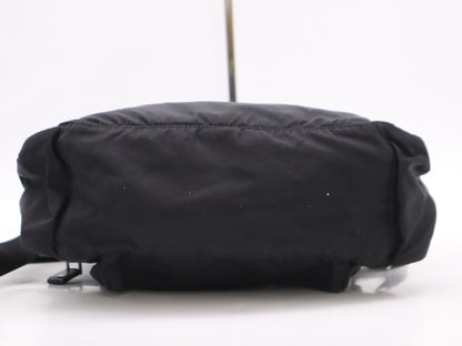 PRADA Nylon Triangle Logo Shoulder Bag Black SV Hardware Shoulder Bag