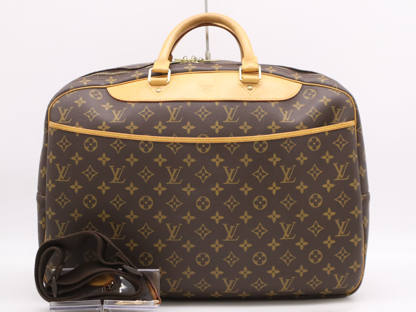 LOUIS VUITTON M41399 Monogram Alize 24H Boston Bag with Shoulder Strap