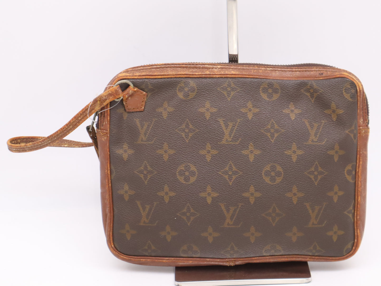 LOUIS VUITTON Monogram Saxpo Clutch Bag