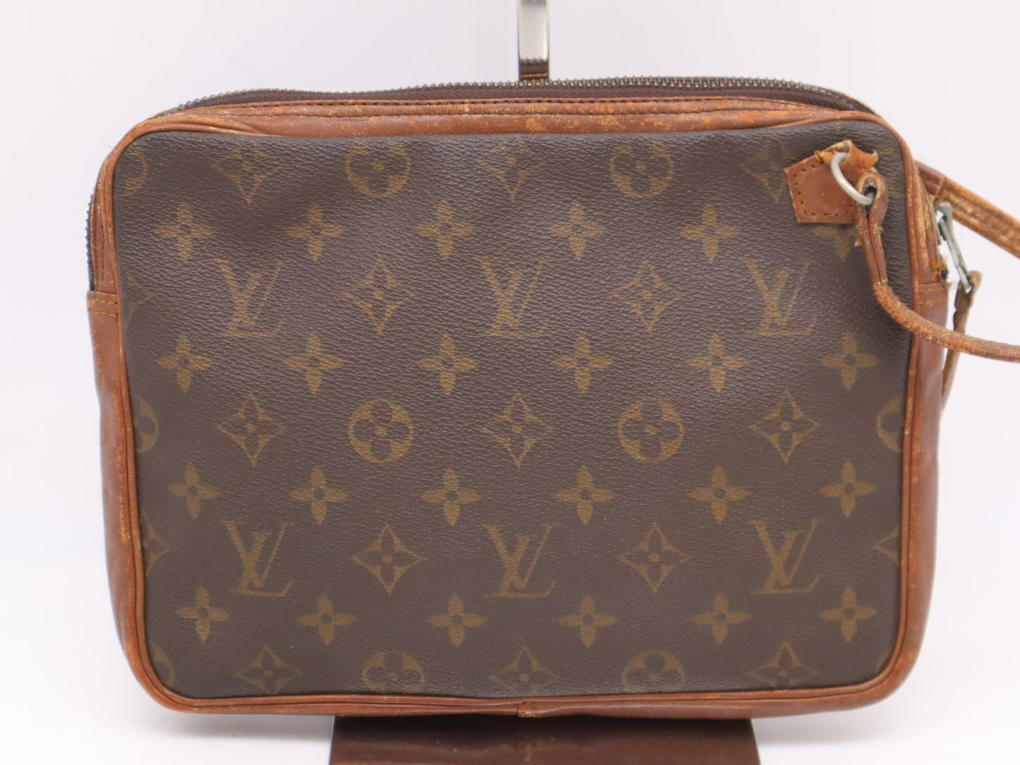 LOUIS VUITTON Monogram Saxpo Clutch Bag