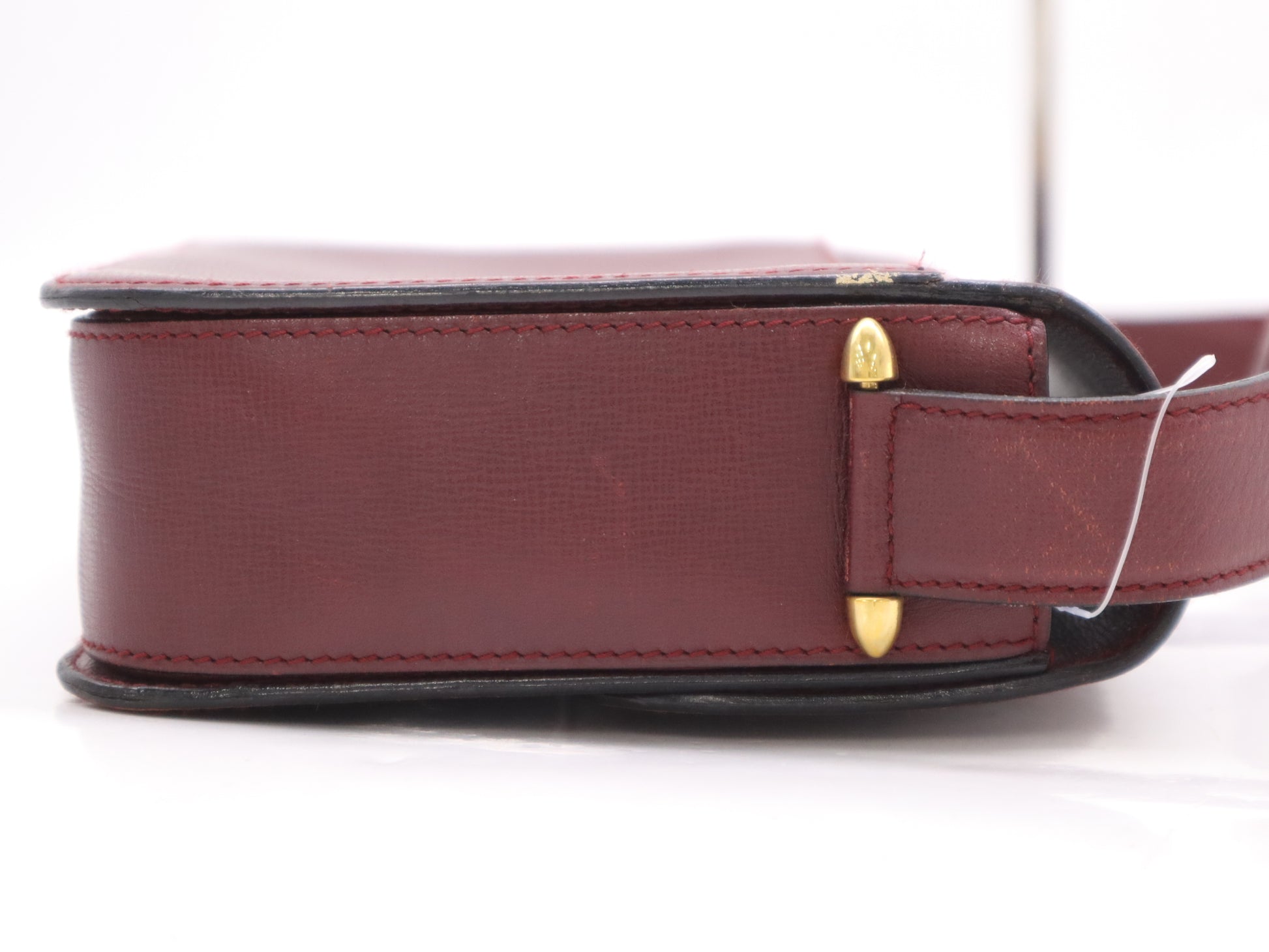 Cartier Leather Mastline Shoulder Bag Bordeaux Shoulder Bag