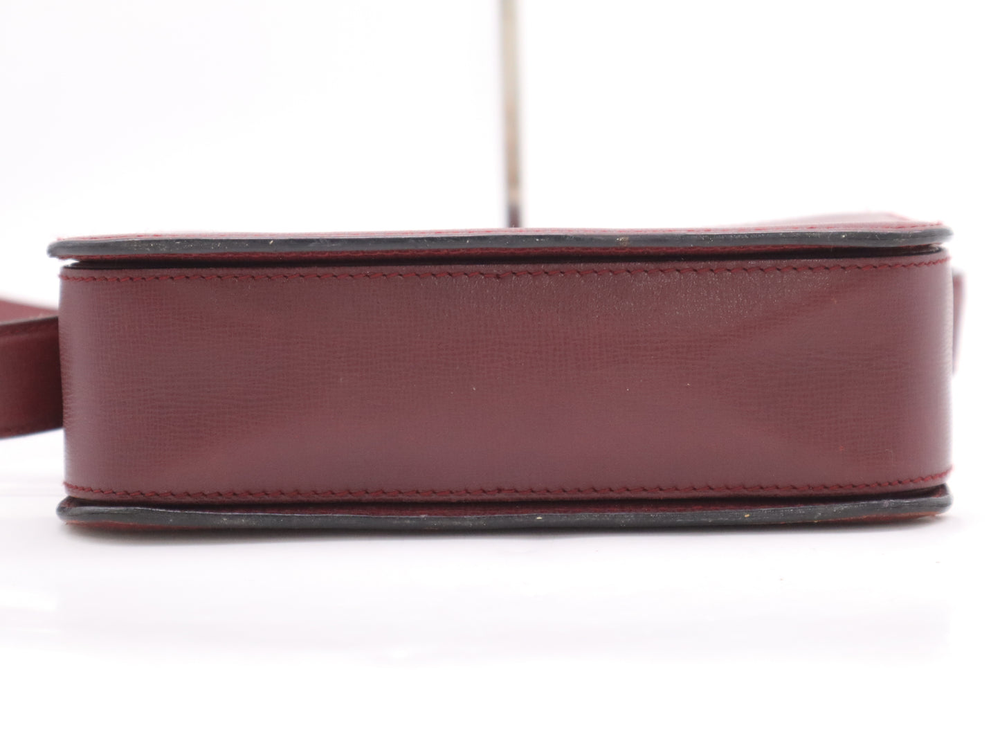 Cartier Leather Mastline Shoulder Bag Bordeaux Shoulder Bag