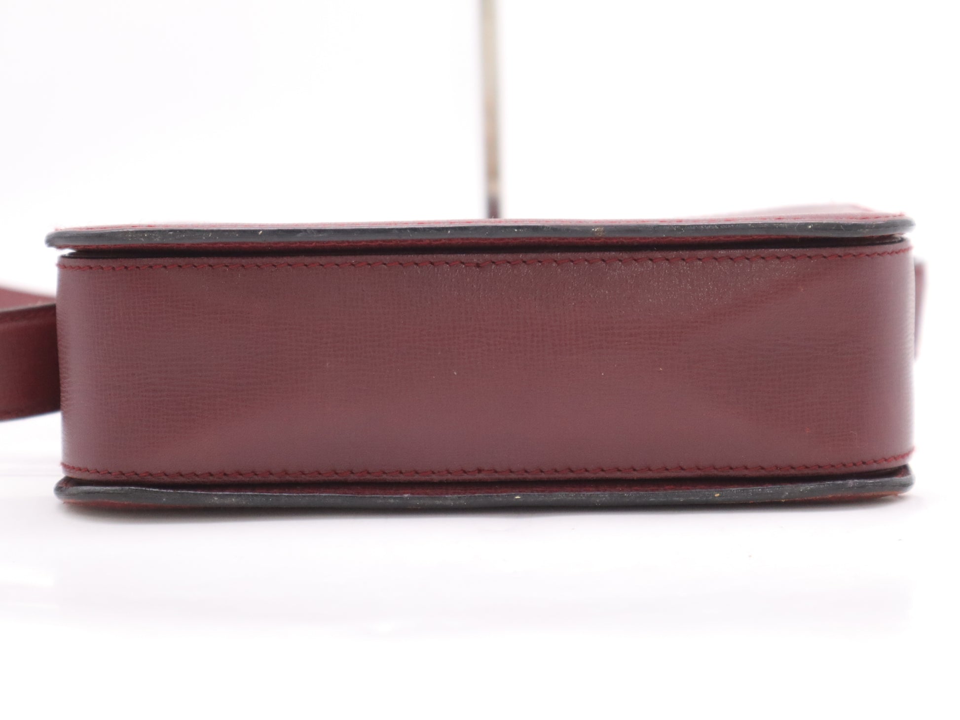 Cartier Leather Mastline Shoulder Bag Bordeaux Shoulder Bag